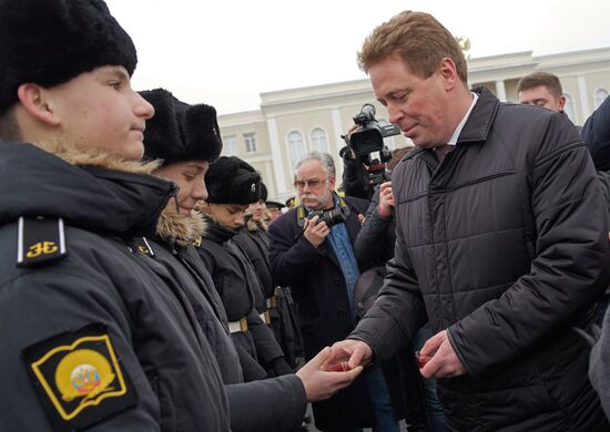 Nakhimov naval cadets in Sevastopol join Yunarmia military patriotic movement