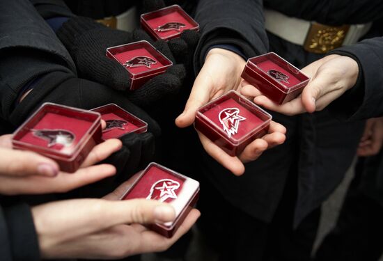 Nakhimov naval cadets in Sevastopol join Yunarmia military patriotic movement