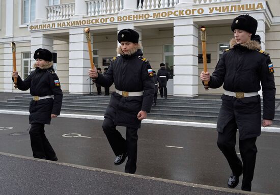 Nakhimov naval cadets in Sevastopol join Yunarmia military patriotic movement