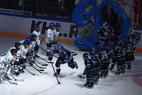 Ice hockey. KHL. Dynamo Moscow vs. Torpedo