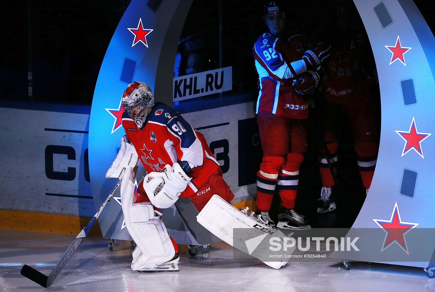 Ice hockey. KHL. CSKA vs. Jokerit