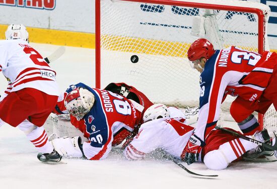 Ice hockey. KHL. CSKA vs. Jokerit