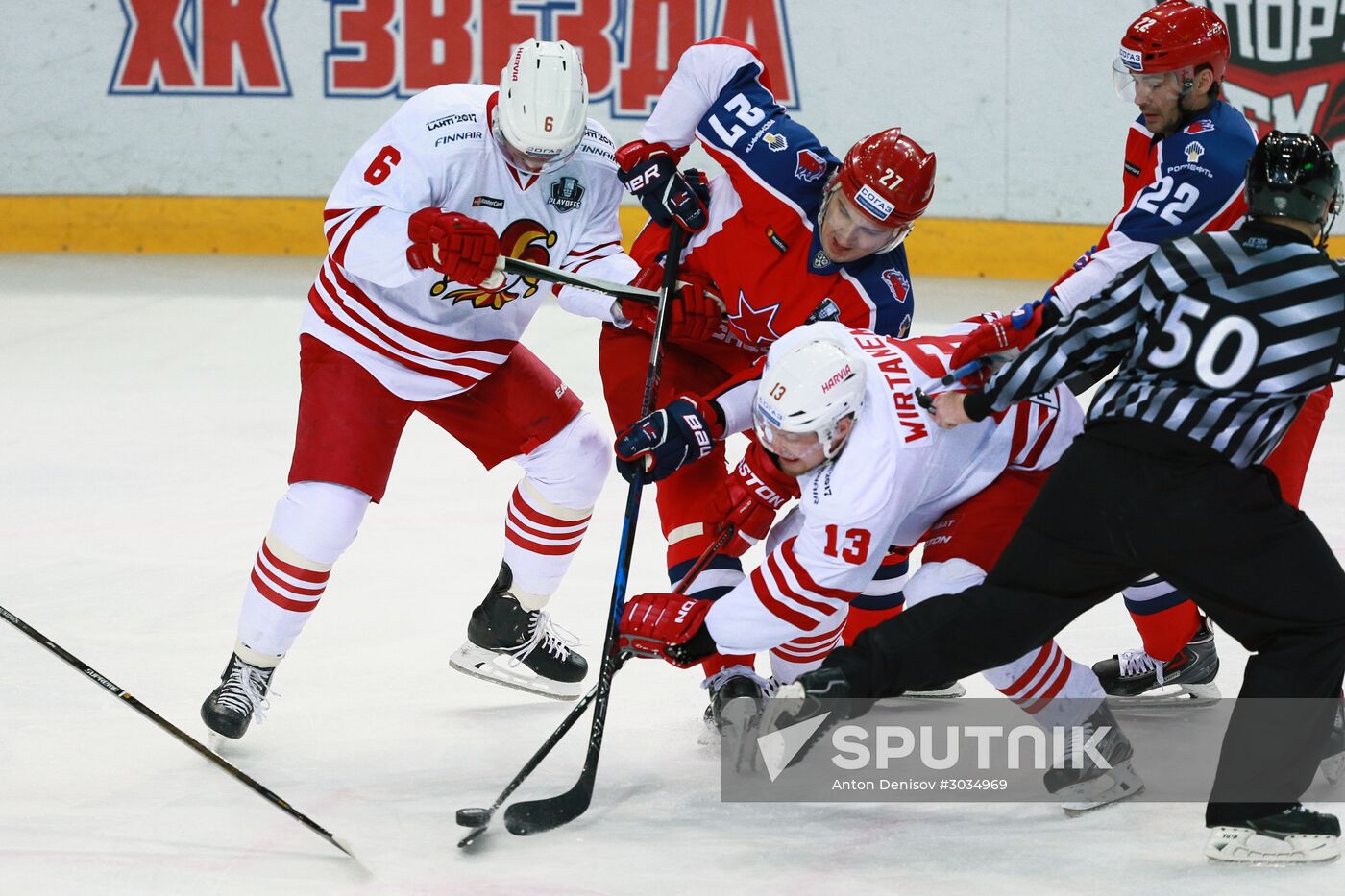 Kontinental Hockey League. CSKA vs. Jokerit