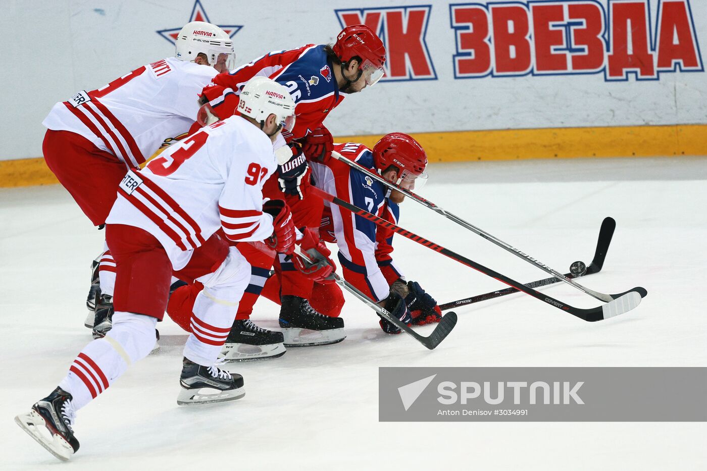 Kontinental Hockey League. CSKA vs. Jokerit