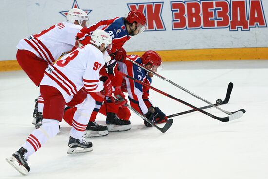 Kontinental Hockey League. CSKA vs. Jokerit