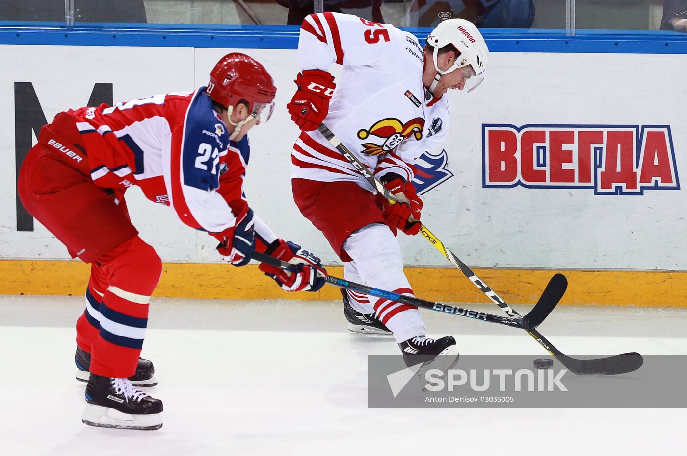 Kontinental Hockey League. CSKA vs. Jokerit