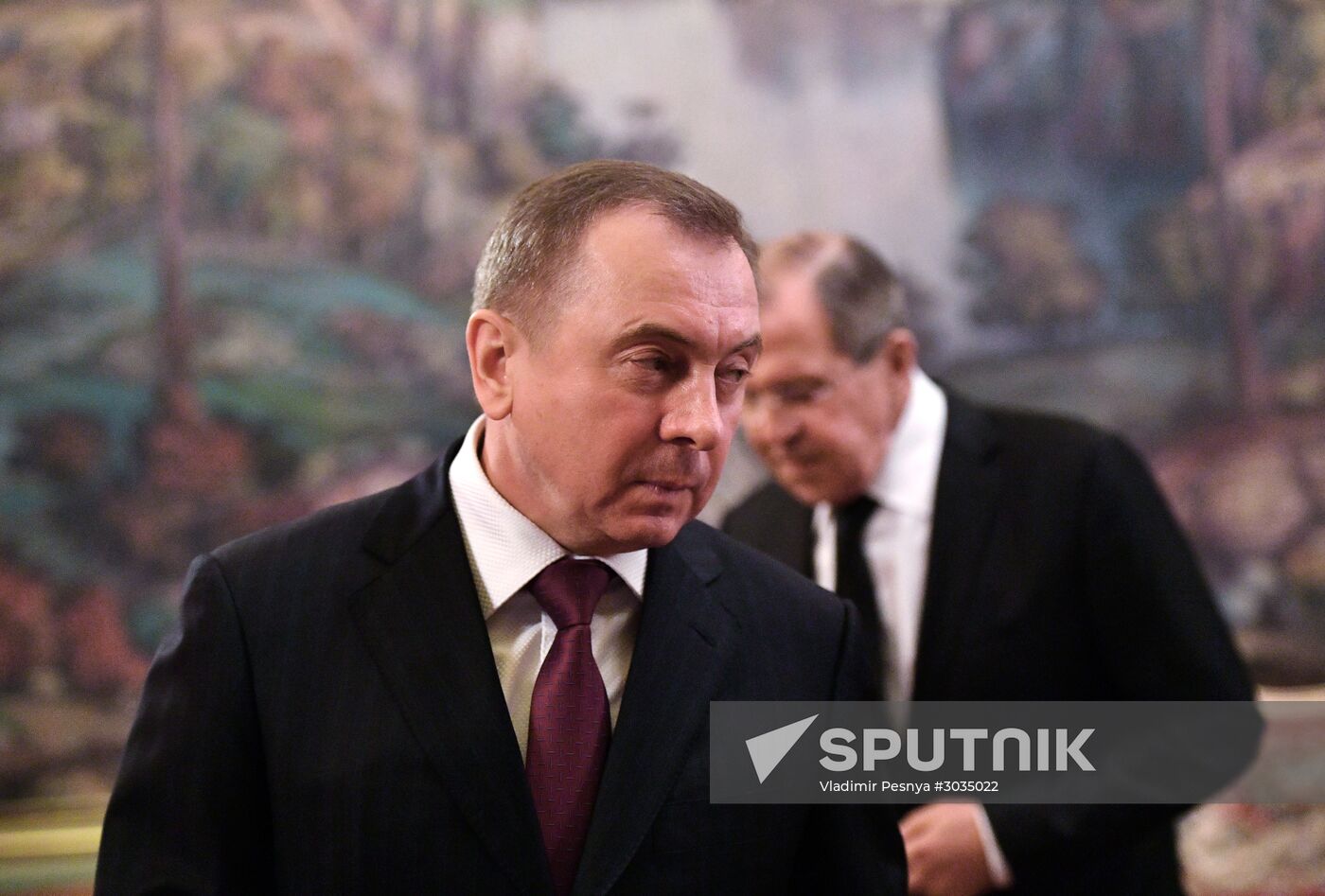 Sergei Lavrov meets with several officials in Moscow