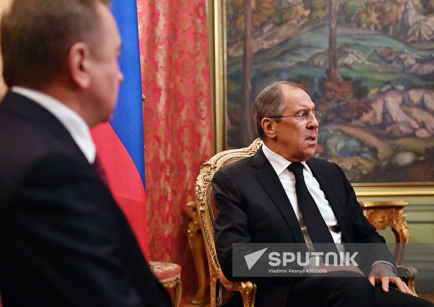 Sergei Lavrov meets with several officials in Moscow