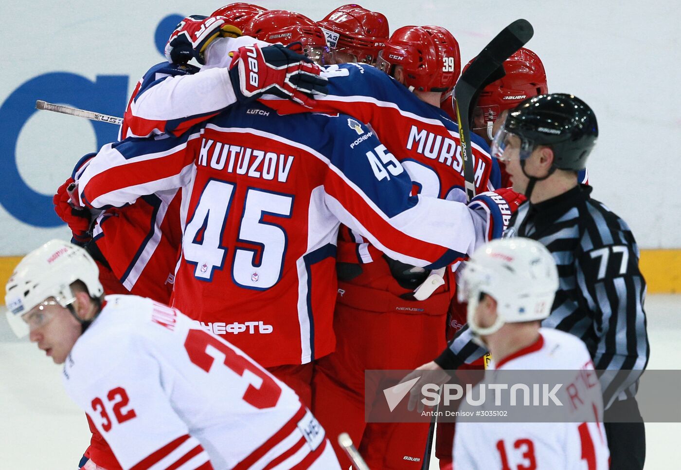 Kontinental Hockey League. CSKA vs. Jokerit