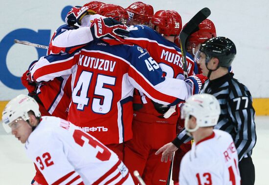 Kontinental Hockey League. CSKA vs. Jokerit