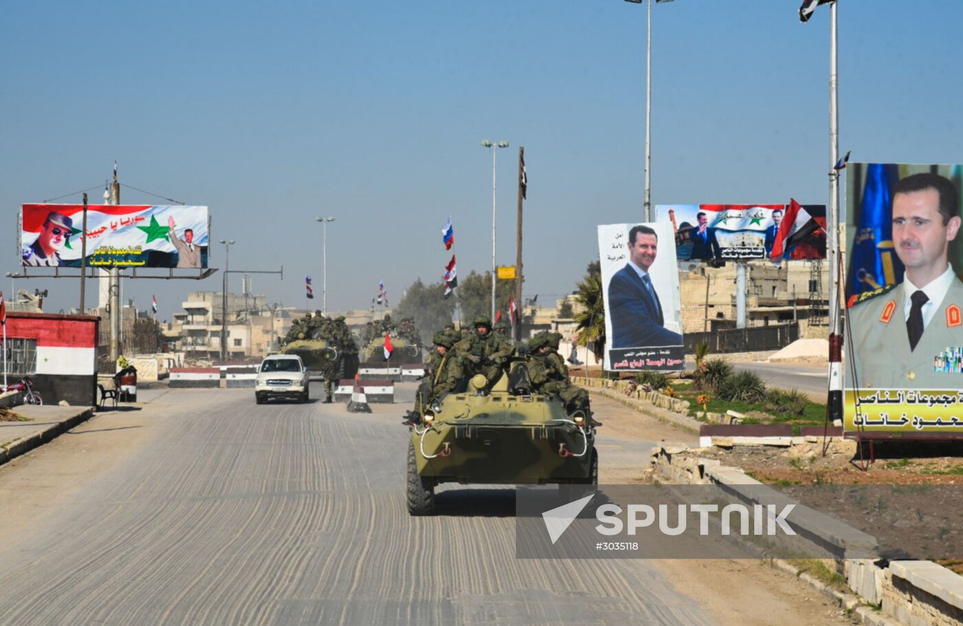 Russian Army's International Anti-mine Center military engineers return from Aleppo