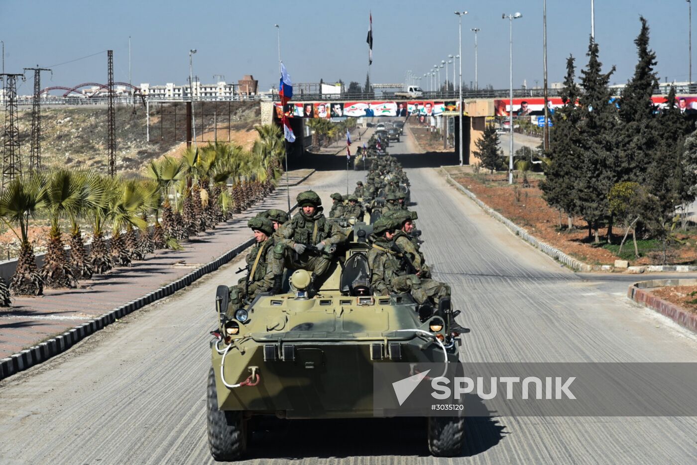 Russian Army's International Anti-mine Center military engineers return from Aleppo