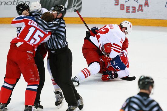 Kontinental Hockey League. CSKA vs. Jokerit