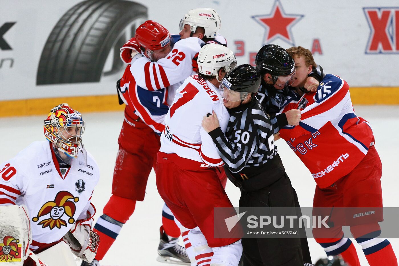 Kontinental Hockey League. CSKA vs. Jokerit