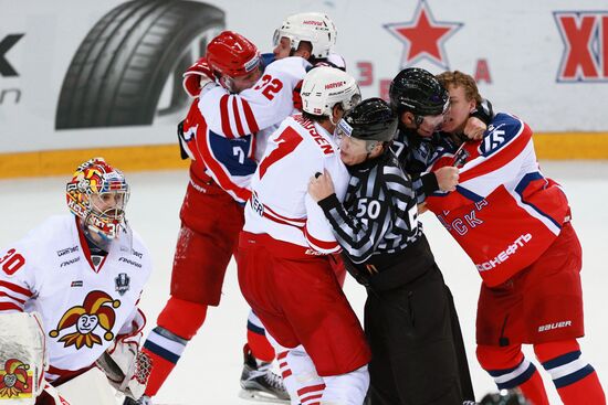 Kontinental Hockey League. CSKA vs. Jokerit