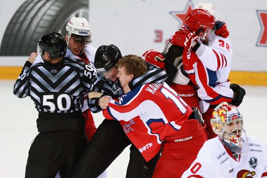 Kontinental Hockey League. CSKA vs. Jokerit