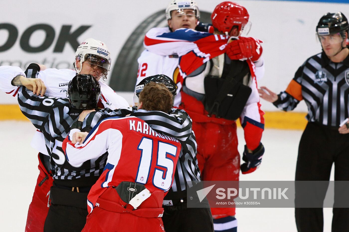 Kontinental Hockey League. CSKA vs. Jokerit