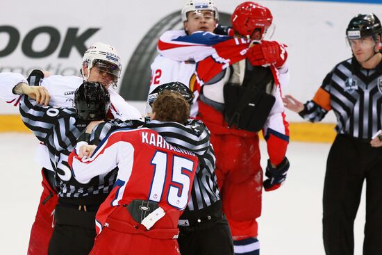 Kontinental Hockey League. CSKA vs. Jokerit