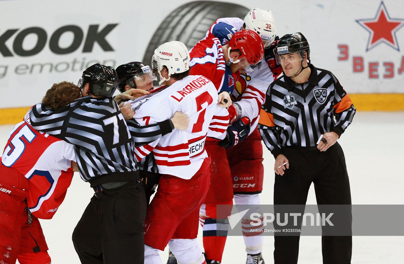 Kontinental Hockey League. CSKA vs. Jokerit