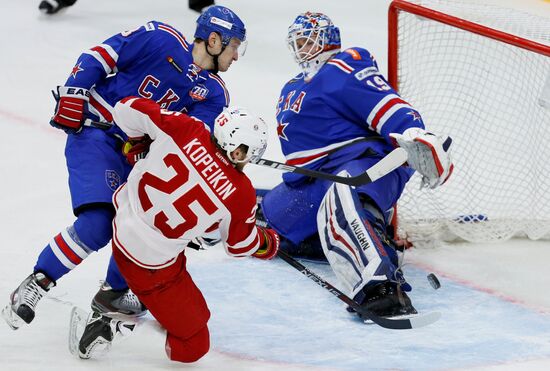 Kontinental Hockey League. CSKA vs. Vityaz