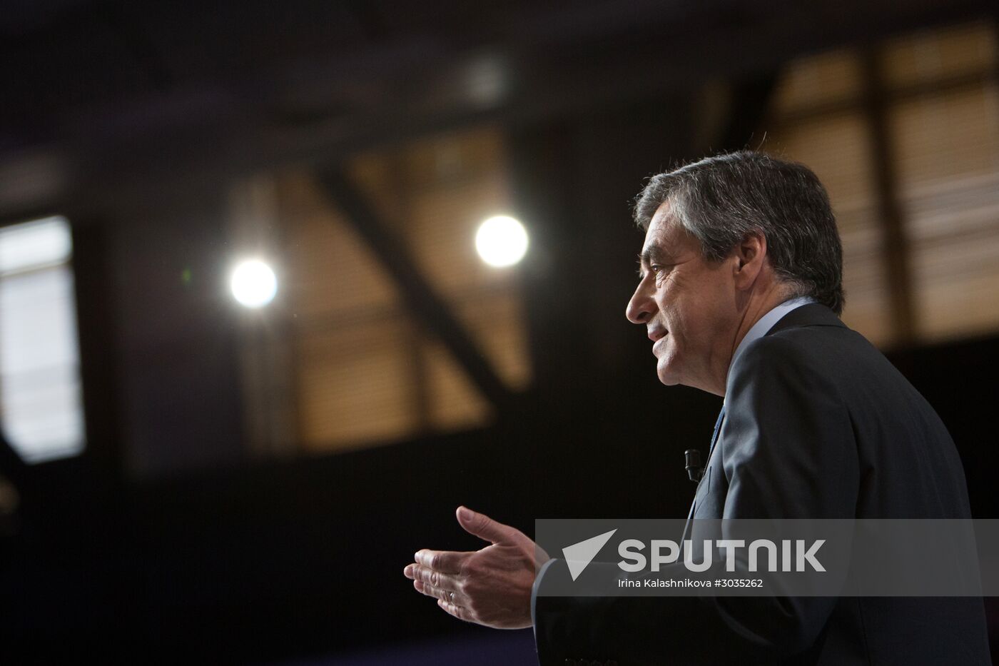 French presidential candidates make election speeches