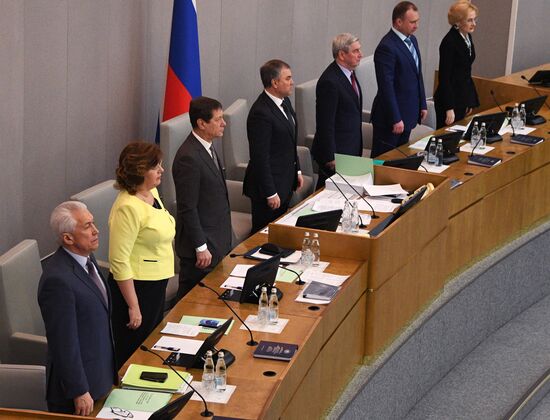 Plenary meeting of the State Duma of the Russian Federation