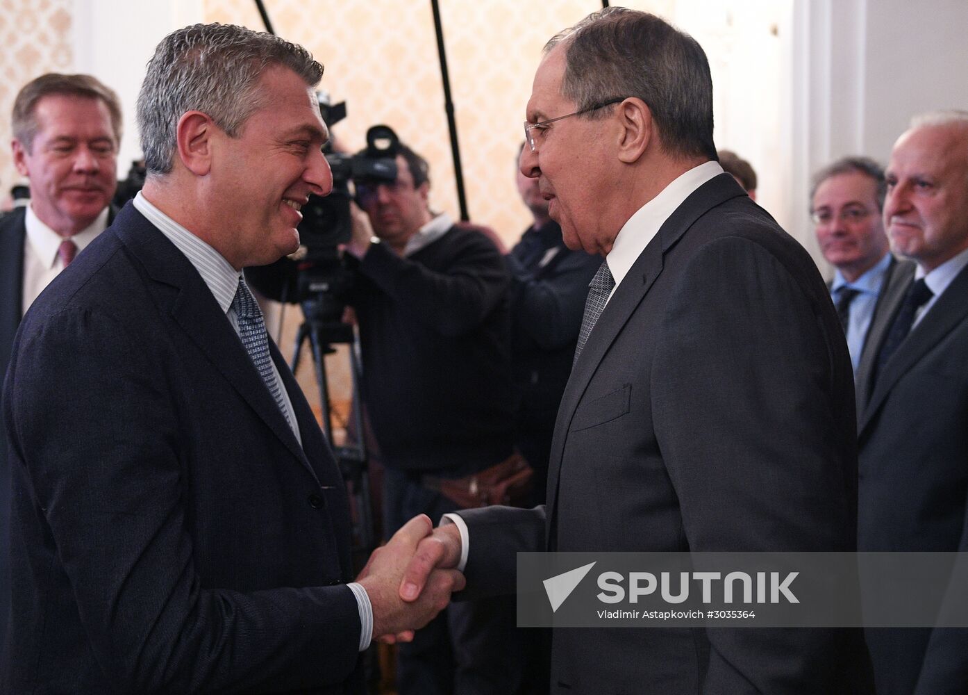 Sergei Lavrov meets with UN High Commissioner for Refugees Filippo Grandi