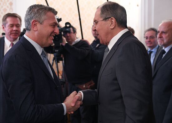 Sergei Lavrov meets with UN High Commissioner for Refugees Filippo Grandi