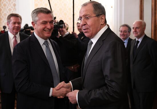Sergei Lavrov meets with UN High Commissioner for Refugees Filippo Grandi