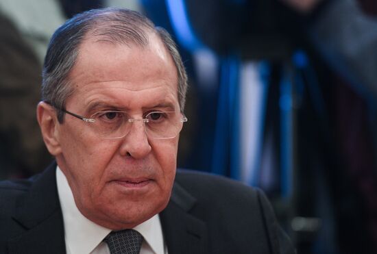 Sergei Lavrov meets with UN High Commissioner for Refugees Filippo Grandi