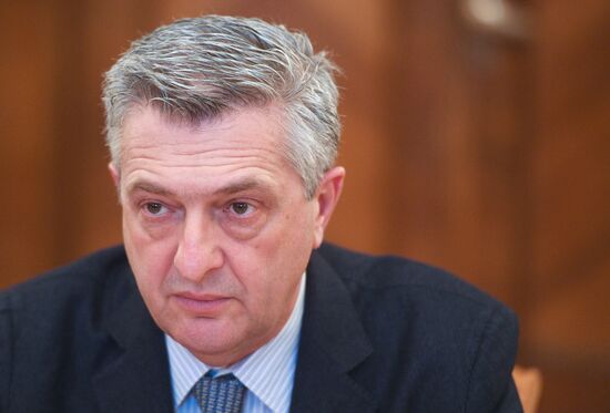 Sergei Lavrov meets with UN High Commissioner for Refugees Filippo Grandi