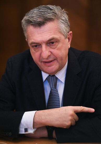 Sergei Lavrov meets with UN High Commissioner for Refugees Filippo Grandi