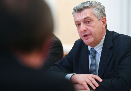 Sergei Lavrov meets with UN High Commissioner for Refugees Filippo Grandi