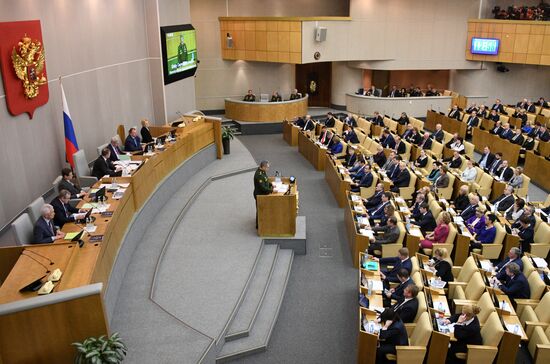 Plenary meeting of the State Duma of the Russian Federation