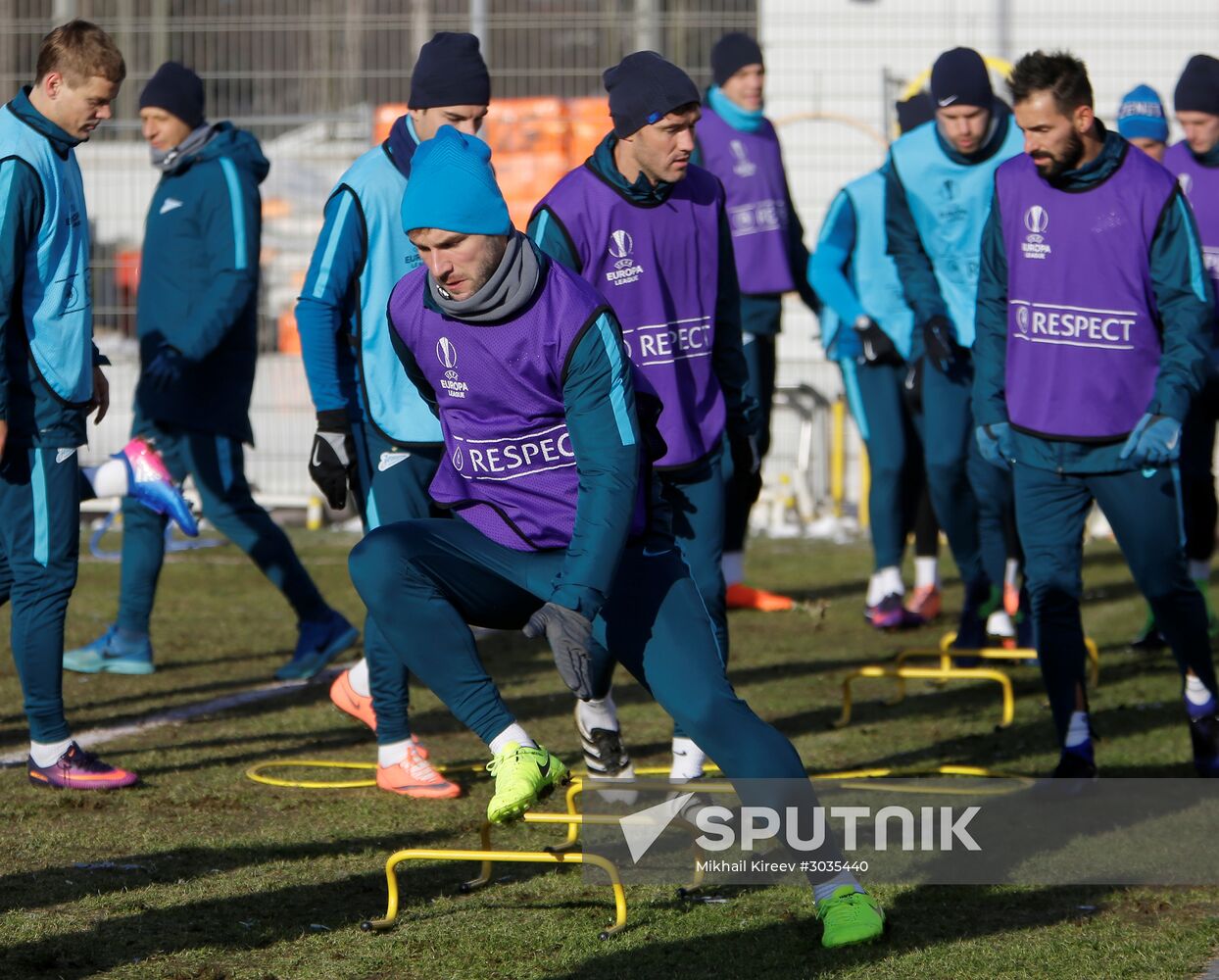 UEFA Europa League. FC Zenit holds training session