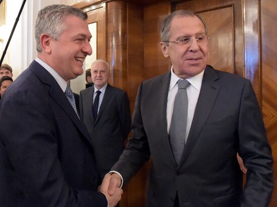 Russian Foreign Minister Sergei Lavrov's meeting with UN High Commissioner for Refugees Filippo Grandi