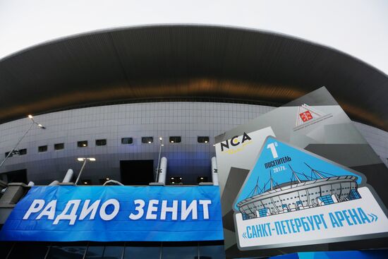 Radio Zenit music festival held at Krestovsky Stadium