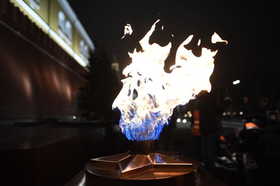 Preventive measures taken regarding Eternal Flame in Alexander Garden
