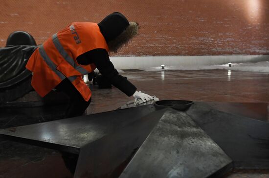 Preventive measures taken regarding Eternal Flame in Alexander Garden