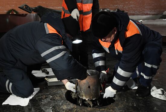 Preventive measures taken regarding Eternal Flame in Alexander Garden