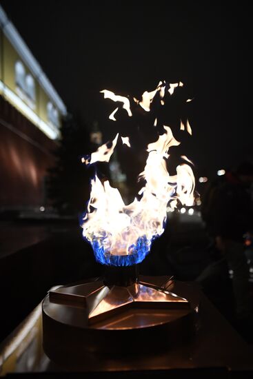 Preventive measures taken regarding Eternal Flame in Alexander Garden