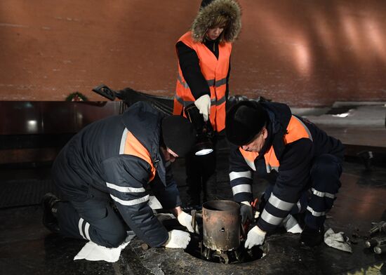 Preventive measures taken regarding Eternal Flame in Alexander Garden