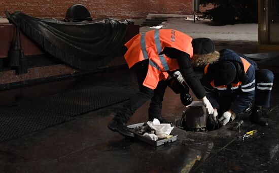 Preventive measures taken regarding Eternal Flame in Alexander Garden