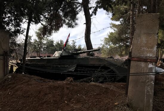 Syrian army regains control of Serghaya town near Damascus