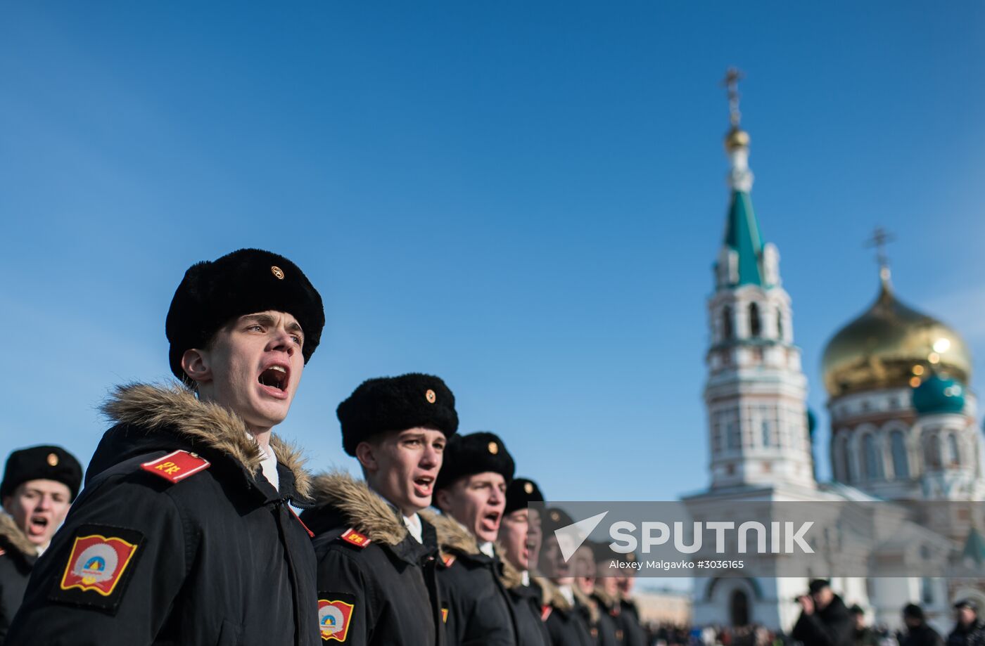 Defender of the Fatherland Day celebrated in Russian cities