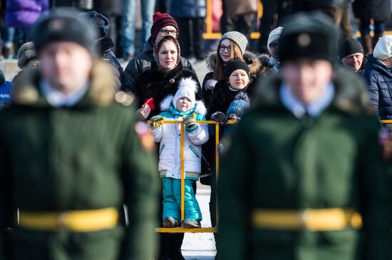 Defender of the Fatherland Day celebrated in Russian cities