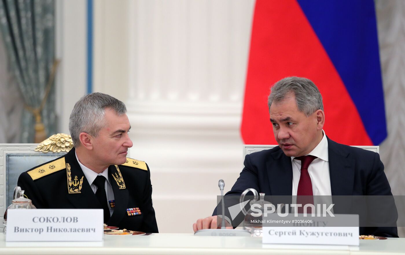 President Putin meets with Northern Fleet officers