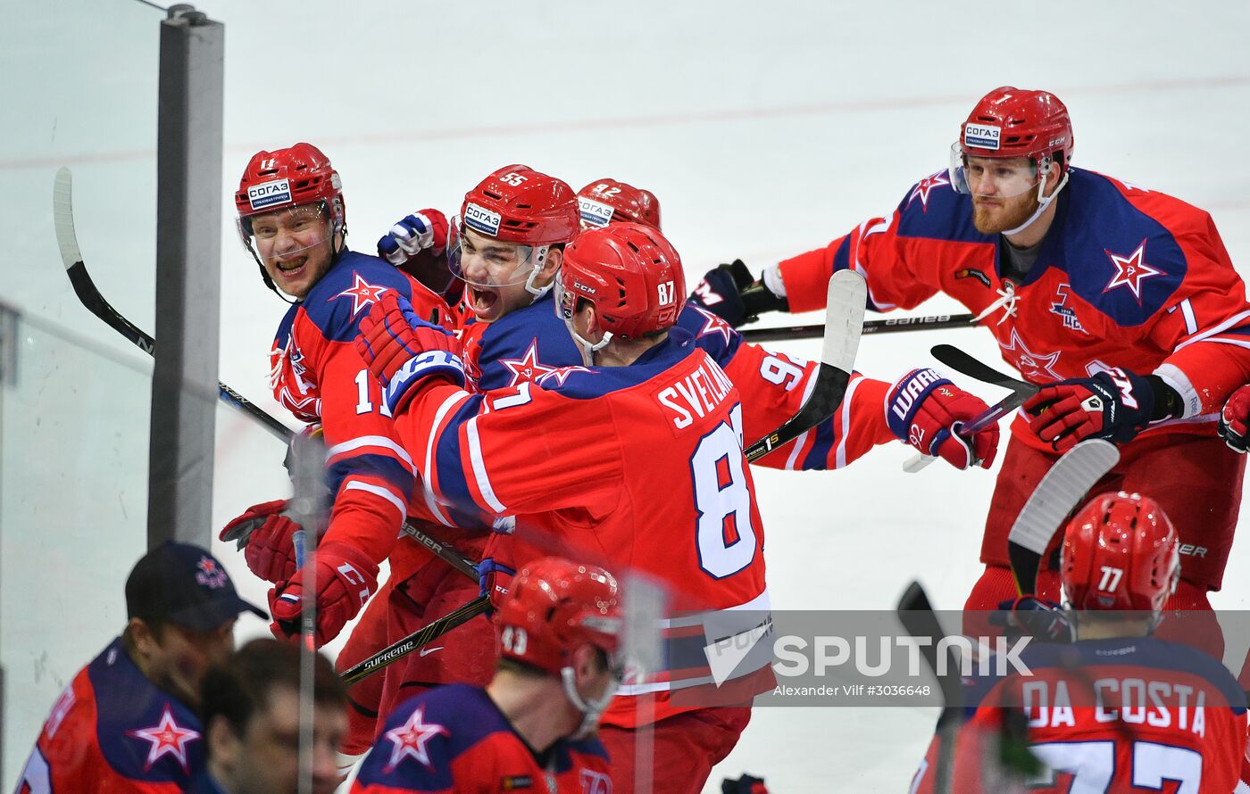 Kontinental Hockey League. CSKA vs. Jokerit