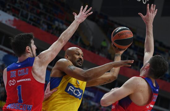 Euroleague Basketball. CSKA vs. Maccabi