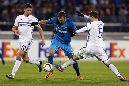 UEFA Europa League. Zenit vs. Anderlecht
